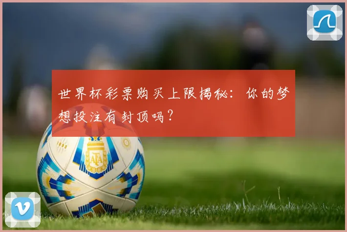 世界杯彩票购买上限揭秘:你的梦想投注有封顶吗?